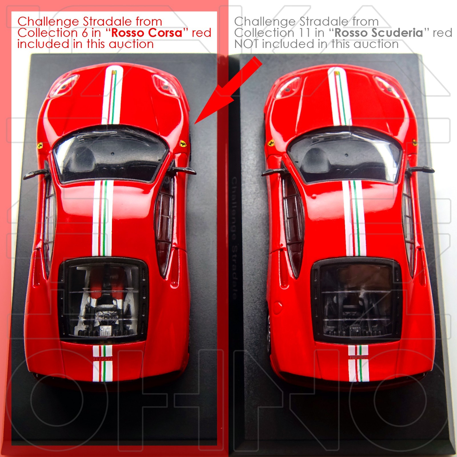 Ferrari Challenge Stradale 2003 KYOSHO 1:64 collection 6 Rosso Corsa Red 360