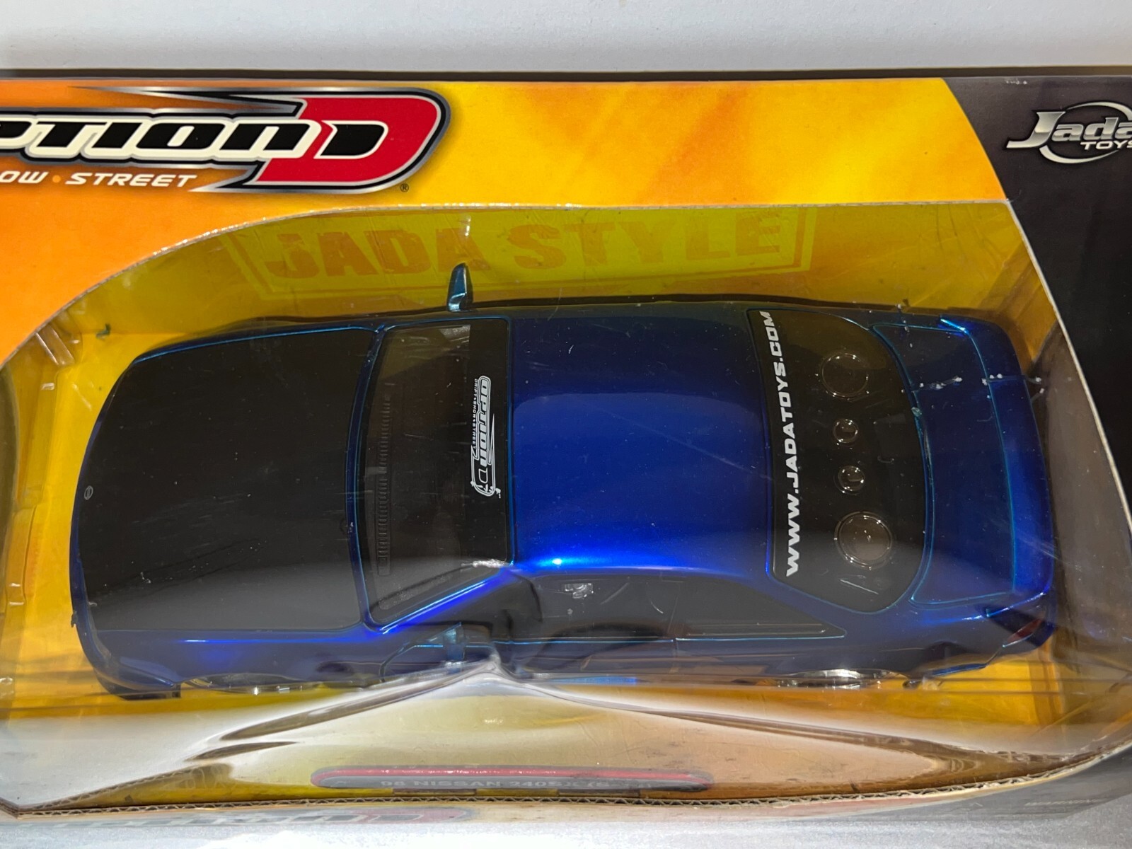 NEW JADA TOYS BLUE 1998 98 NISSAN 240SX S-14 1:24 SCALE DIE CAST OPTION D