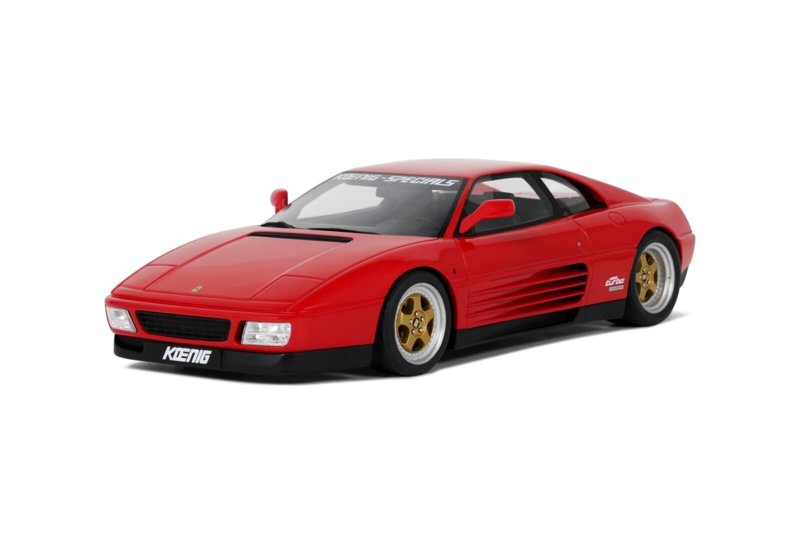 1/18 GT Spirit Ferrari 348 Twin Turbo Koenig Special in Rosso Corsa Red GT472