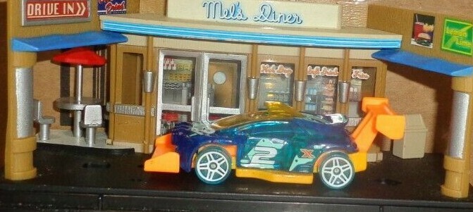 HOT WHEELS Loose Rising Heat (Clear Blue Version)