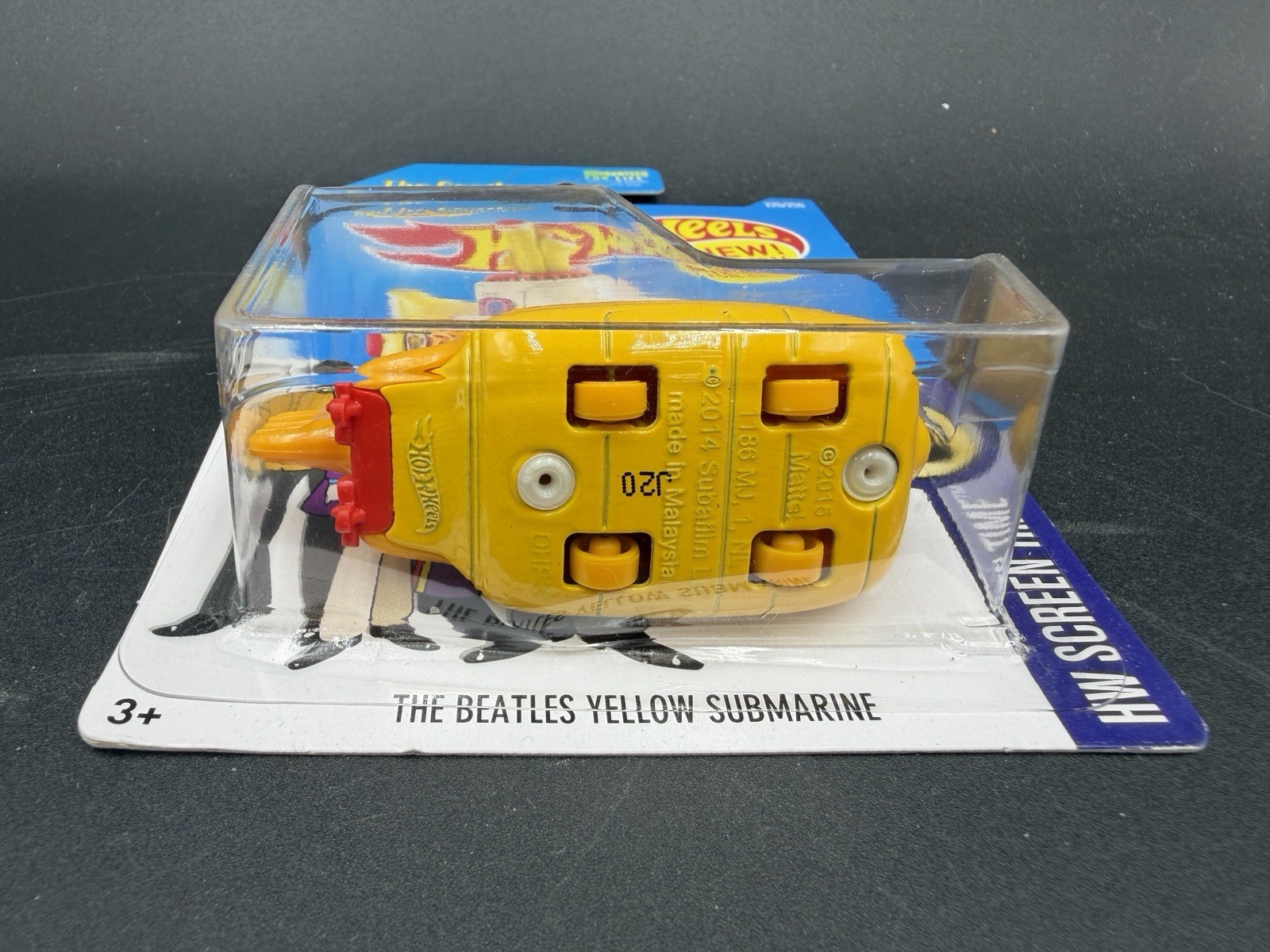 Hot Wheels The Beatles Yellow Submarine 2016 HW Screen Time 5/5 #225 MIP