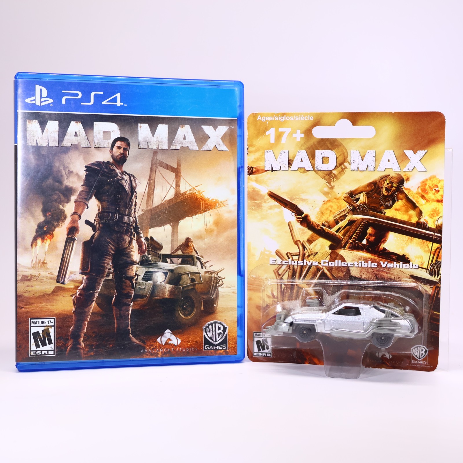 Mad Max Collectible Vehicle Exclusive & Mad Max (PS4) CIB – Auth Good Cond
