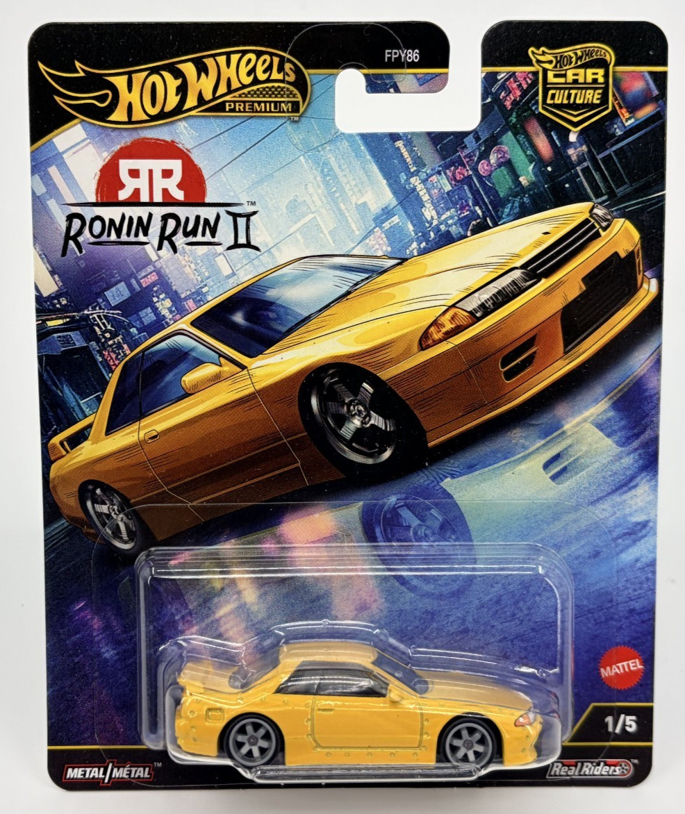 Hot Wheels 2025 Premium Ronin Run II ’88 Toyota Supra & Nissan Skyline GTR 1:64
