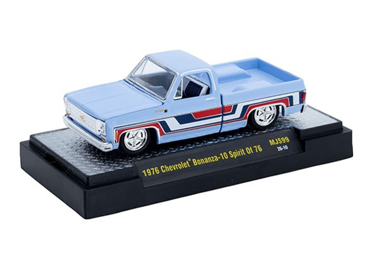 1976 Chevrolet Silverado Pickup Truck Spirit of ’76 1/64 Diecast – M2 Machines