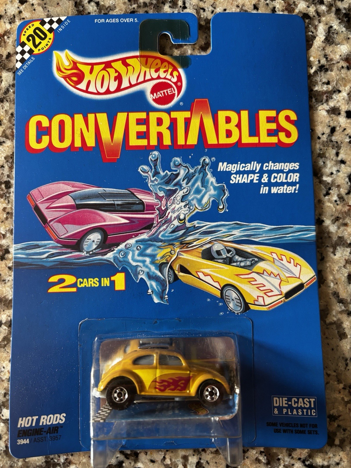 1990 Mattel Hot Wheels Convertables