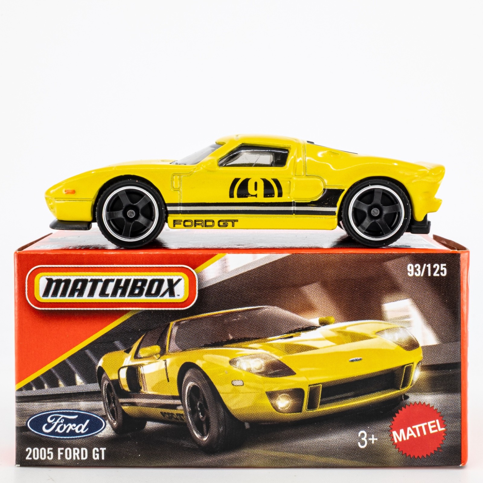 2026 Matchbox Power Grabs #93 2005 Ford GT SPEED YELLOW CLEARCOAT | FSB