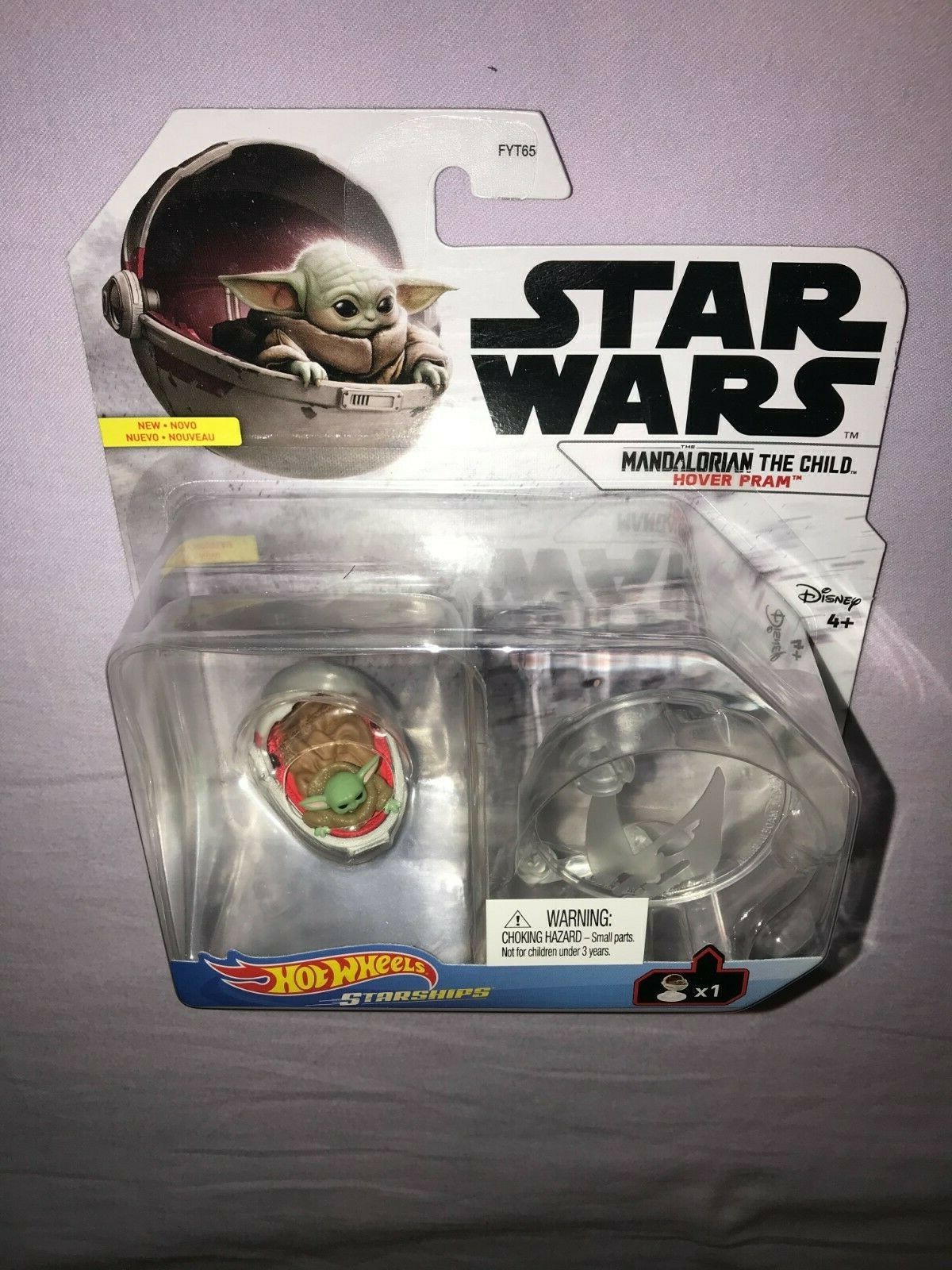 Hot Wheels Star Wars STARSHIPS THE CHILD HOVER PRAM & RAZOR CREST MANDALORIAN
