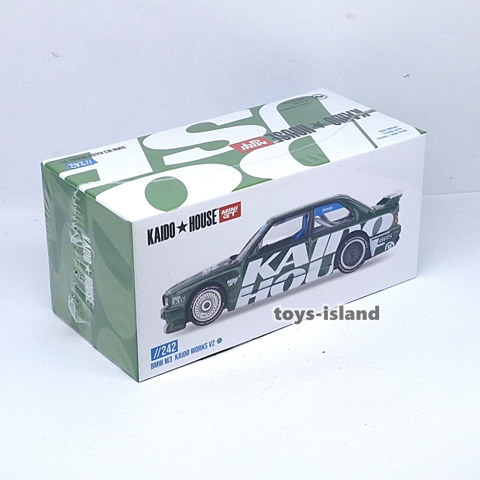 MINI GT x KAIDO HOUSE 242 BMW M3 Kaido Works V2 1/64 KHMG242 (Cannot ship to US)