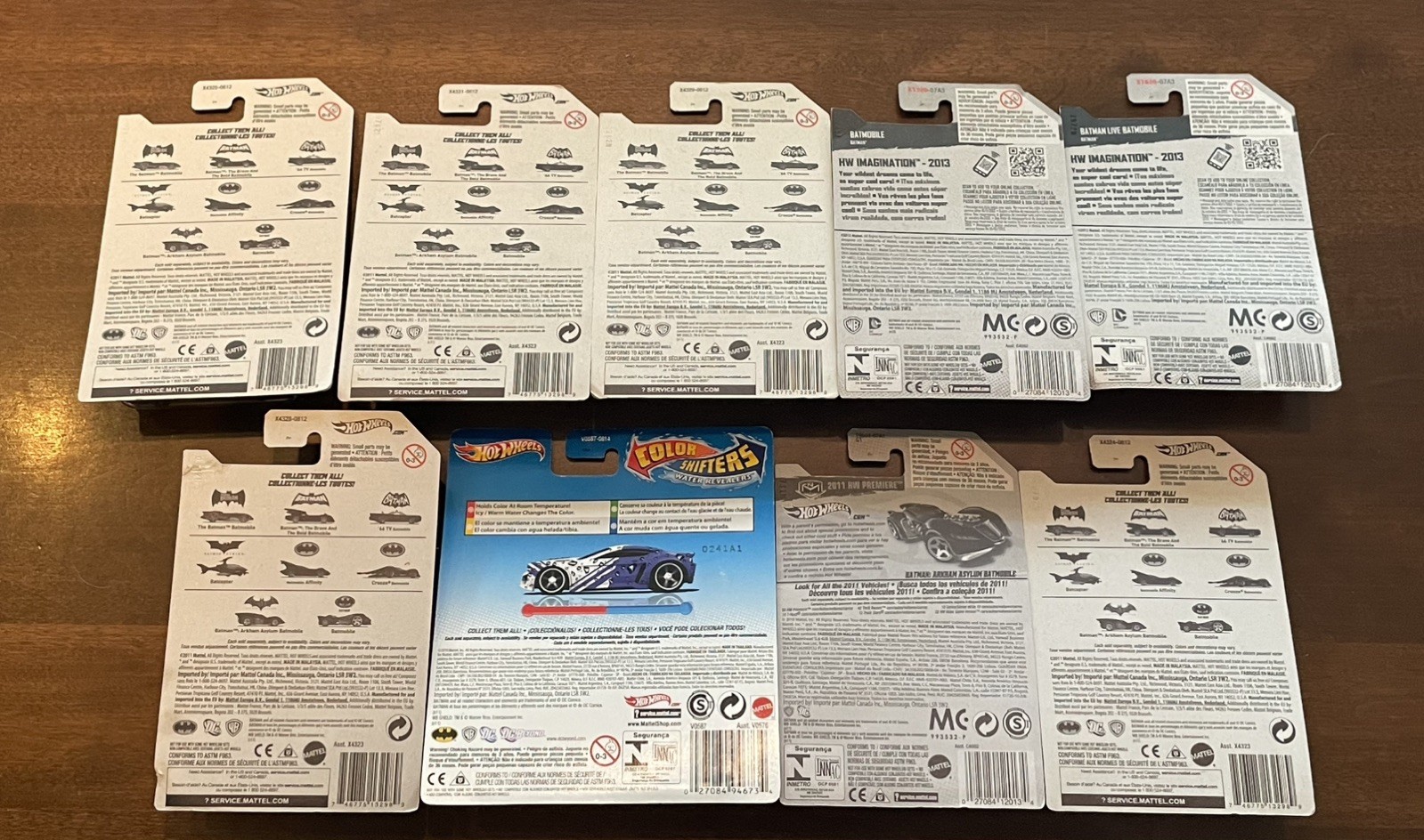 1989, 2007-12 Batman Hot Wheels Multi-Era Limited Collection, Chase, First Ed