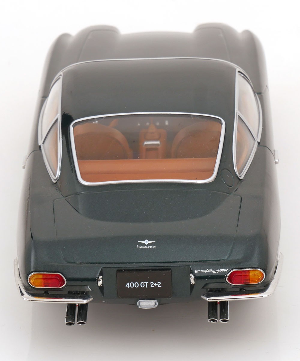 KK Scale 1:18 LAMBORGHINI 400 GT 2+2 DARK GREEN METALLIC 1966 Diecast Model