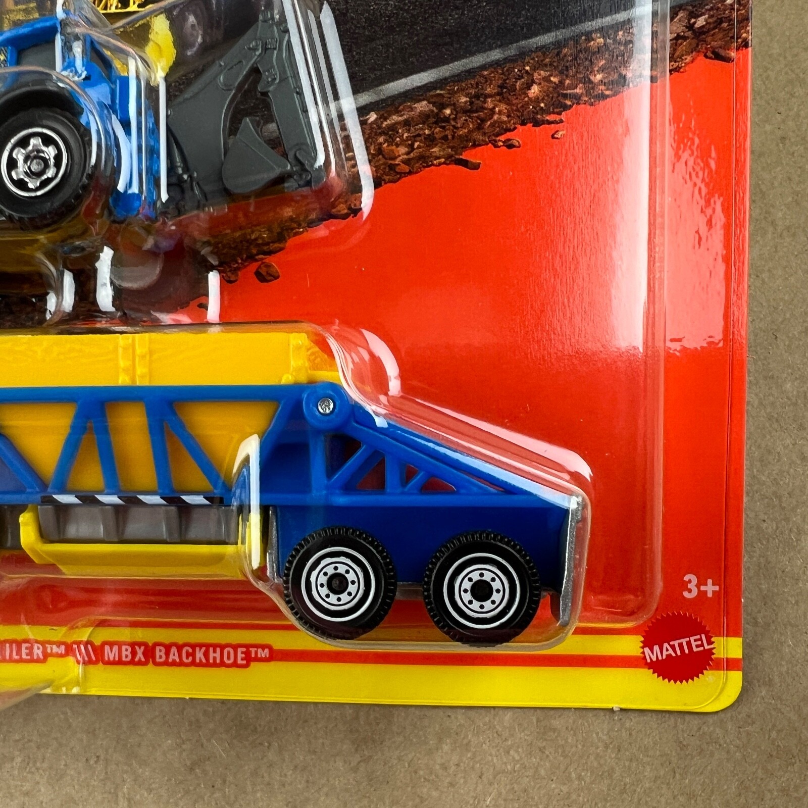 2024 Matchbox Convoys Ford C900 Cabover & Gravel Trailer Backhoe 1:64 Diecast