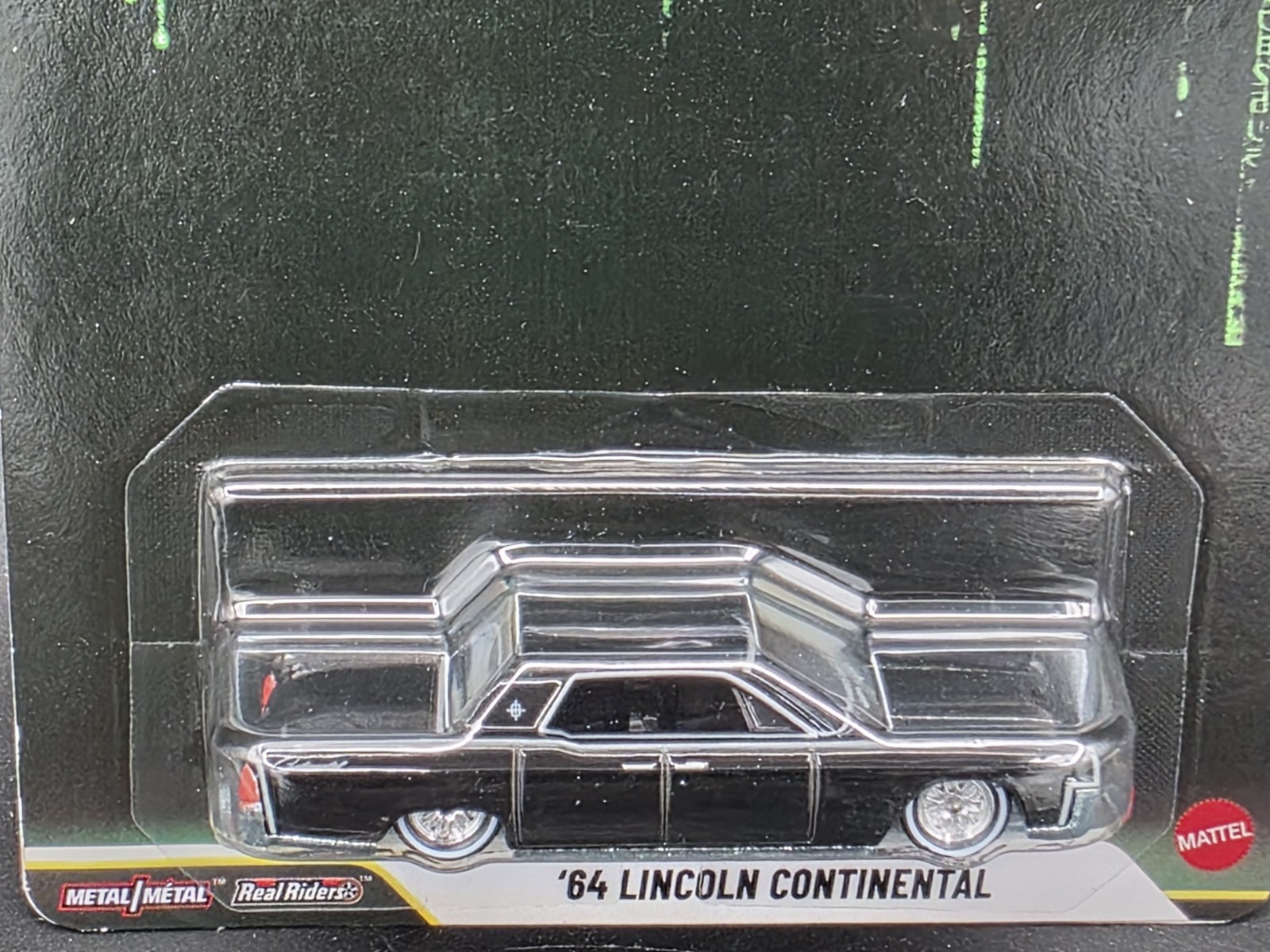 Hot Wheels Pop Culture Matrix Movie 1964 ’64 Lincoln Continental Car Real Riders