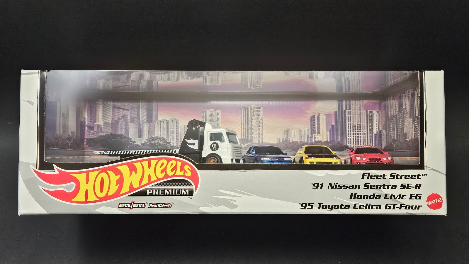 Hot wheels Premium Fleet Street Diorama Box Set Nissan Honda Toyota ++++++++++++
