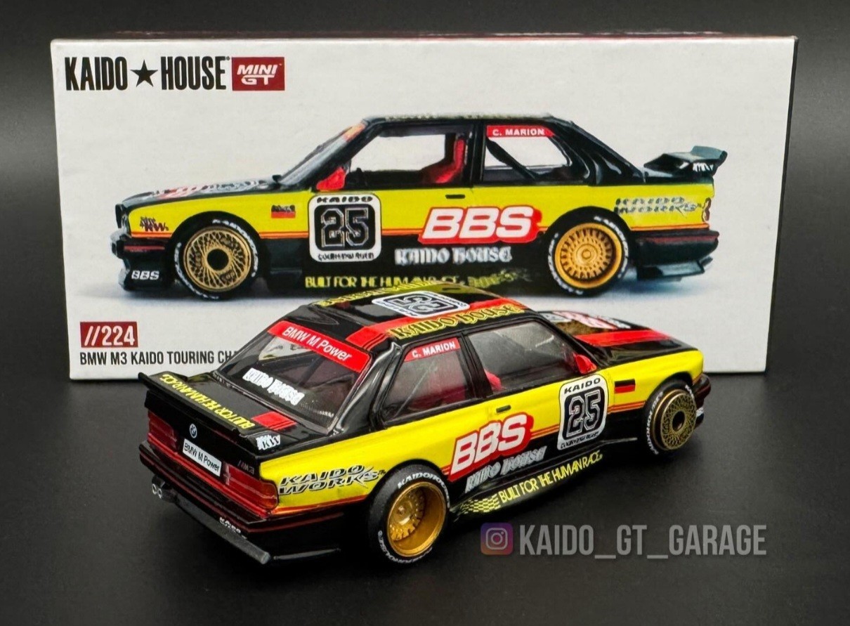 kaido house BMW M3 Gold, BBS BMW M3 AND AE86 LTDEDN