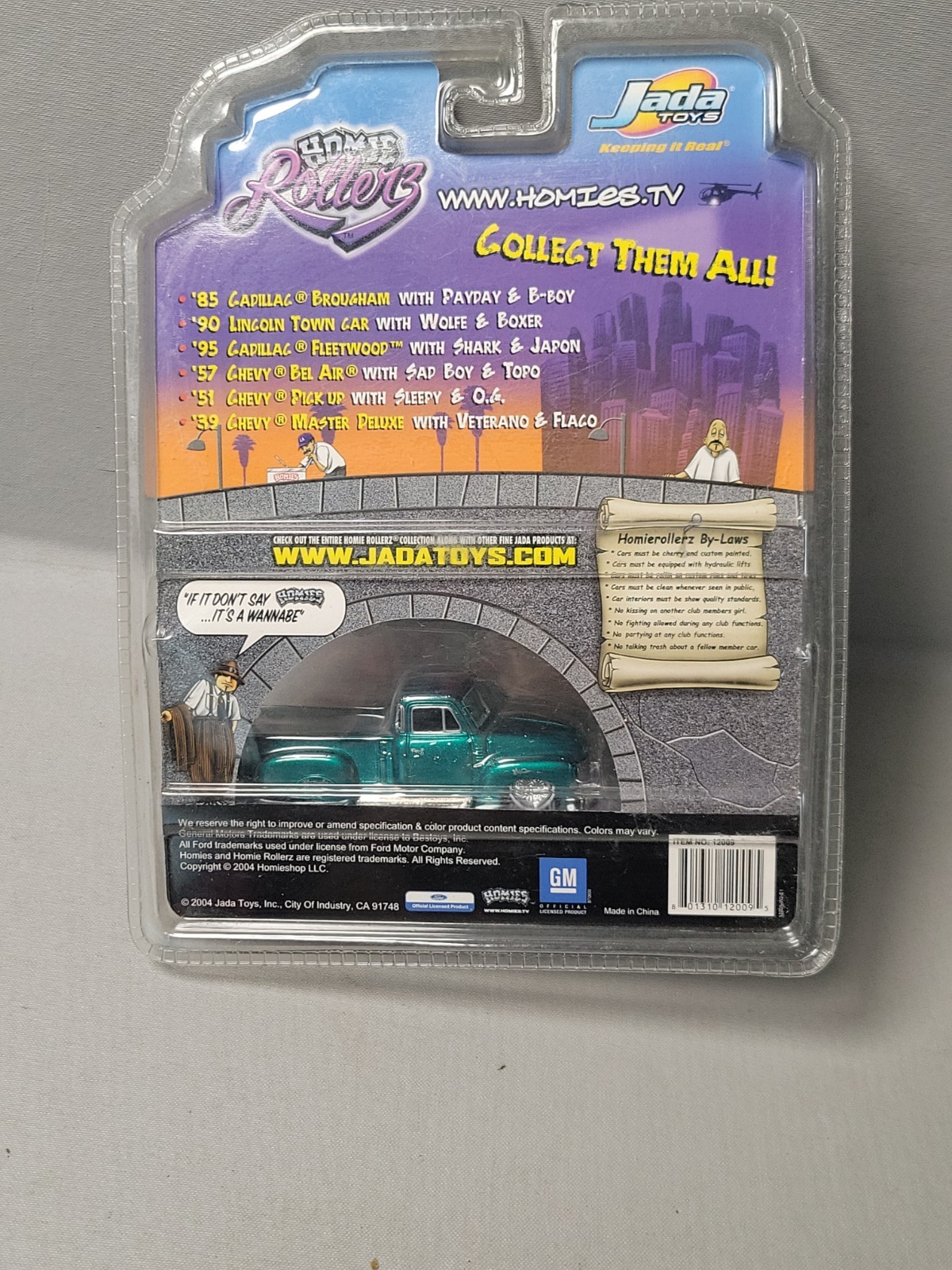 Homie Rollerz Jada Sleepy & O.G. 1951 Chevy Pickup Lowrider 1:64 – New Sealed