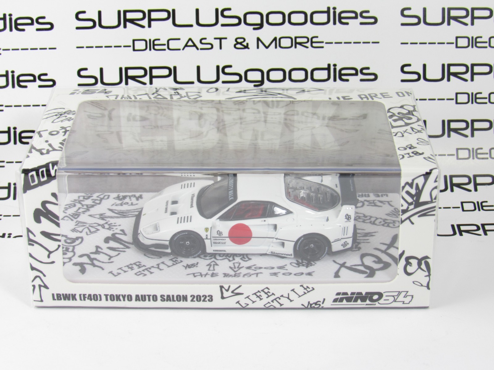 INNO64 2023 Tokyo Auto Salon Exclusive: LBWK FERRARI F40 #IN64-LBWKF40-TAS23