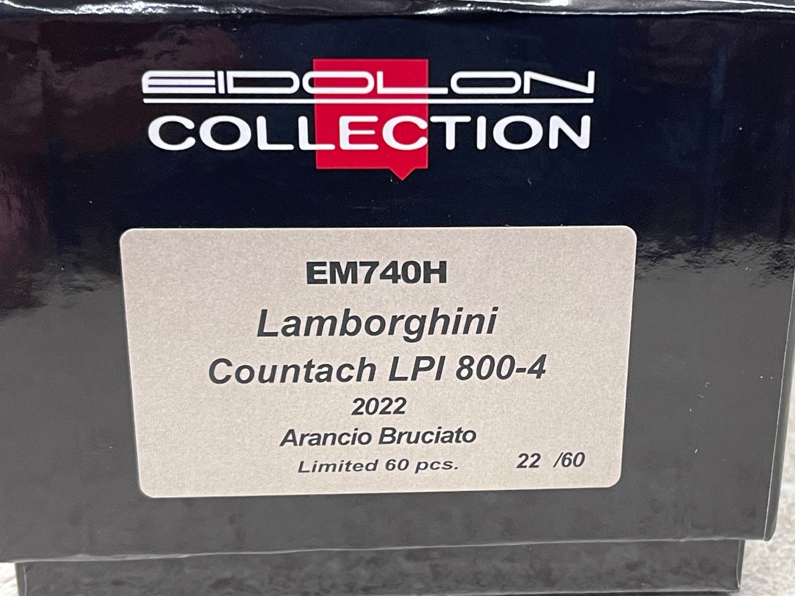 1/43 MakeUp Eidolon Lamborghini Countach LPI 800 – EM740H – Arancio Bruciato