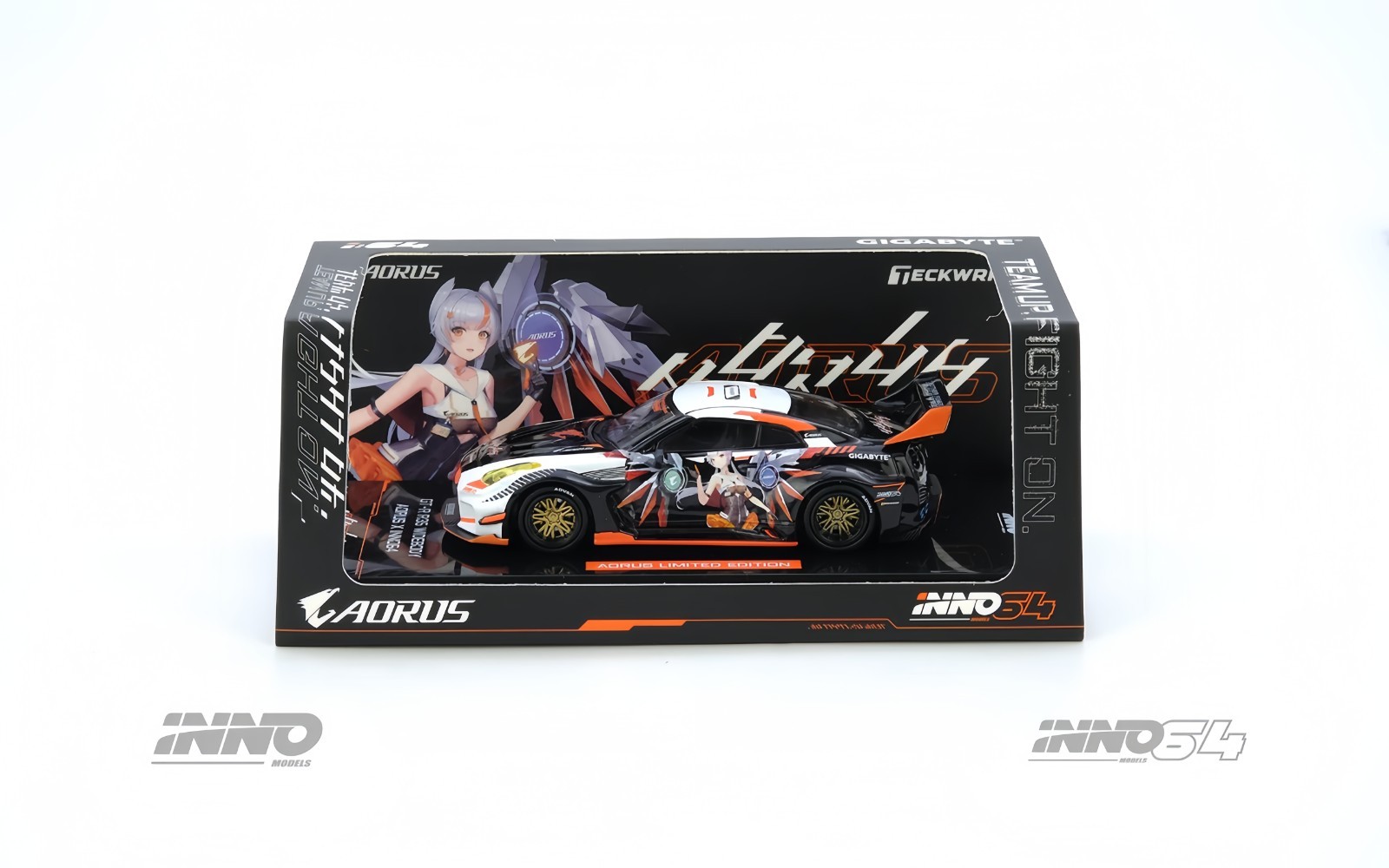INNO64 1:64 Nissan GT-R R35 Widebody Aorus x INNO64