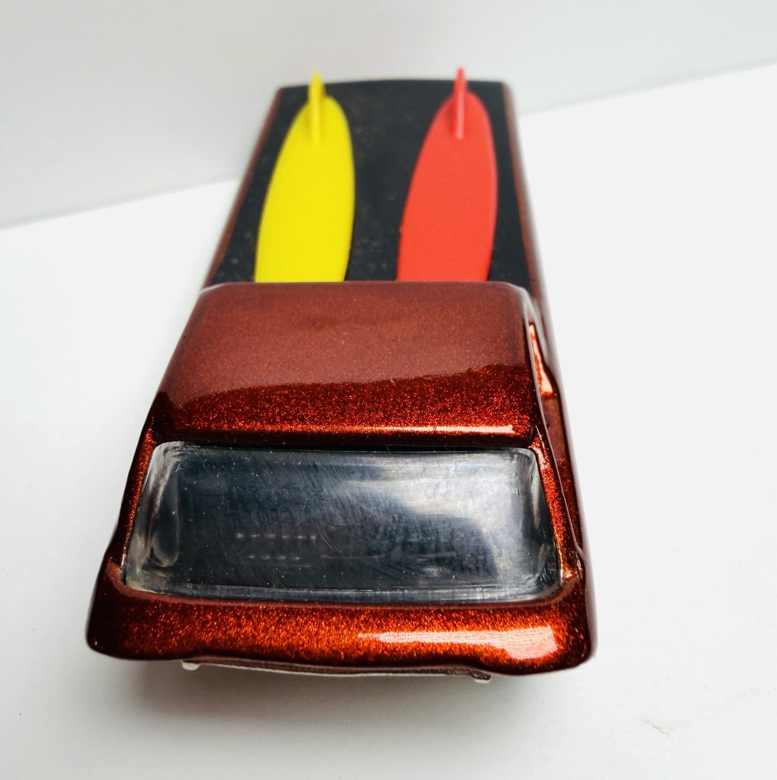 Hot Wheels Redline 1993 Vintage Series Deora Orange with Surfboards Replica Car