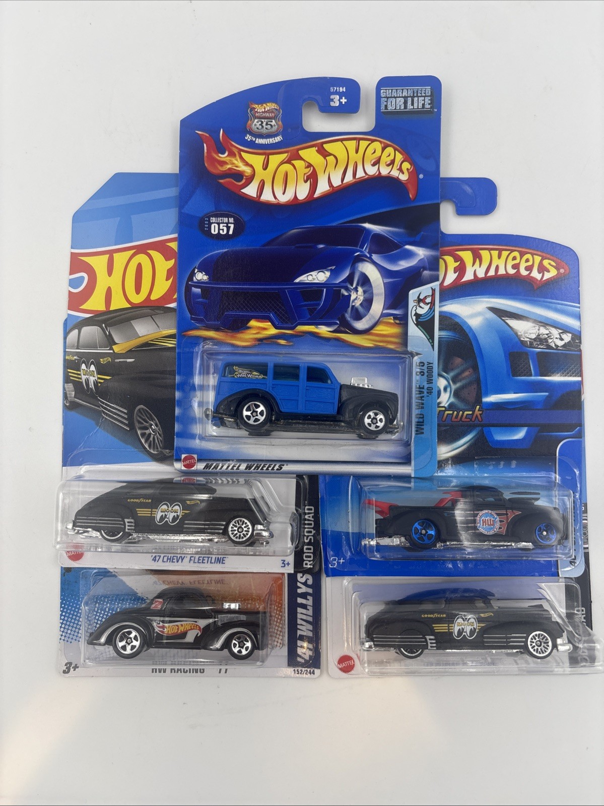Hot Wheels ’40s 1940s LOT of 5 Woody Fleetline Truck Willy’s