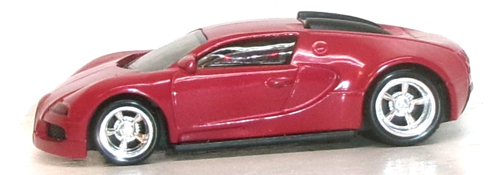 LOOSE 2025 HOT WHEELS 1:64 RED BUGATTI VEYRON WHEEL SWAP REAL RIDERS