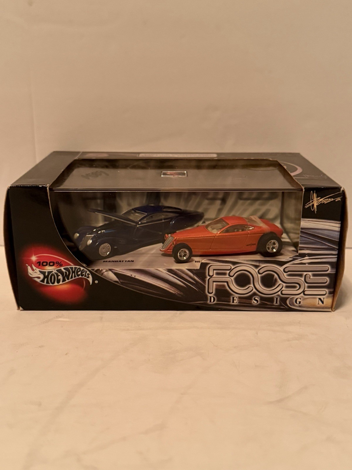 2001 Hot Wheels 100% Foose Design 2-Car Set #53695 Manhattan & Hemisfear NEW #2