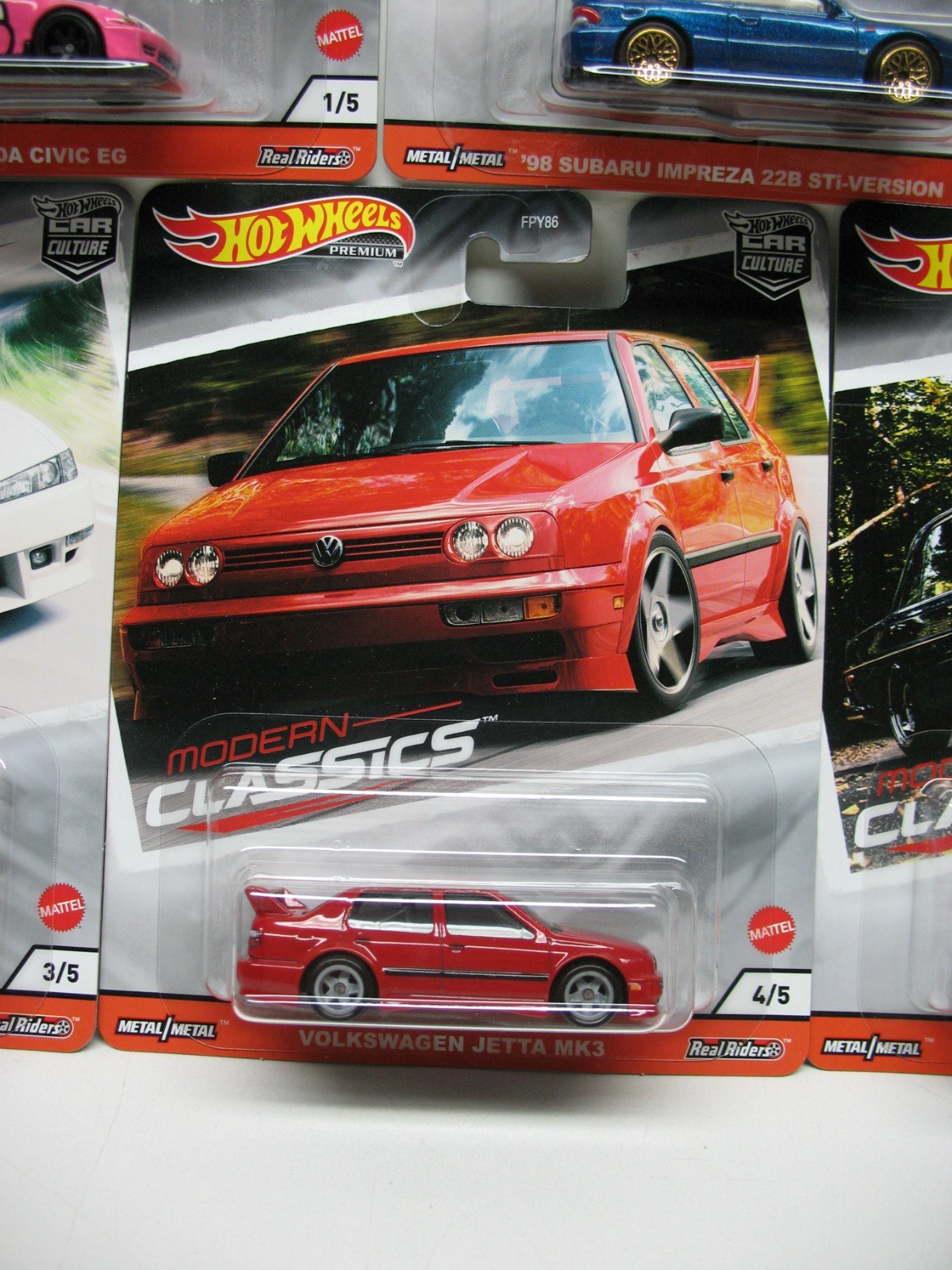 Hot Wheels Premium 2020 Car Culture S Case Modern Classics Set of 5 Cars FRESH!