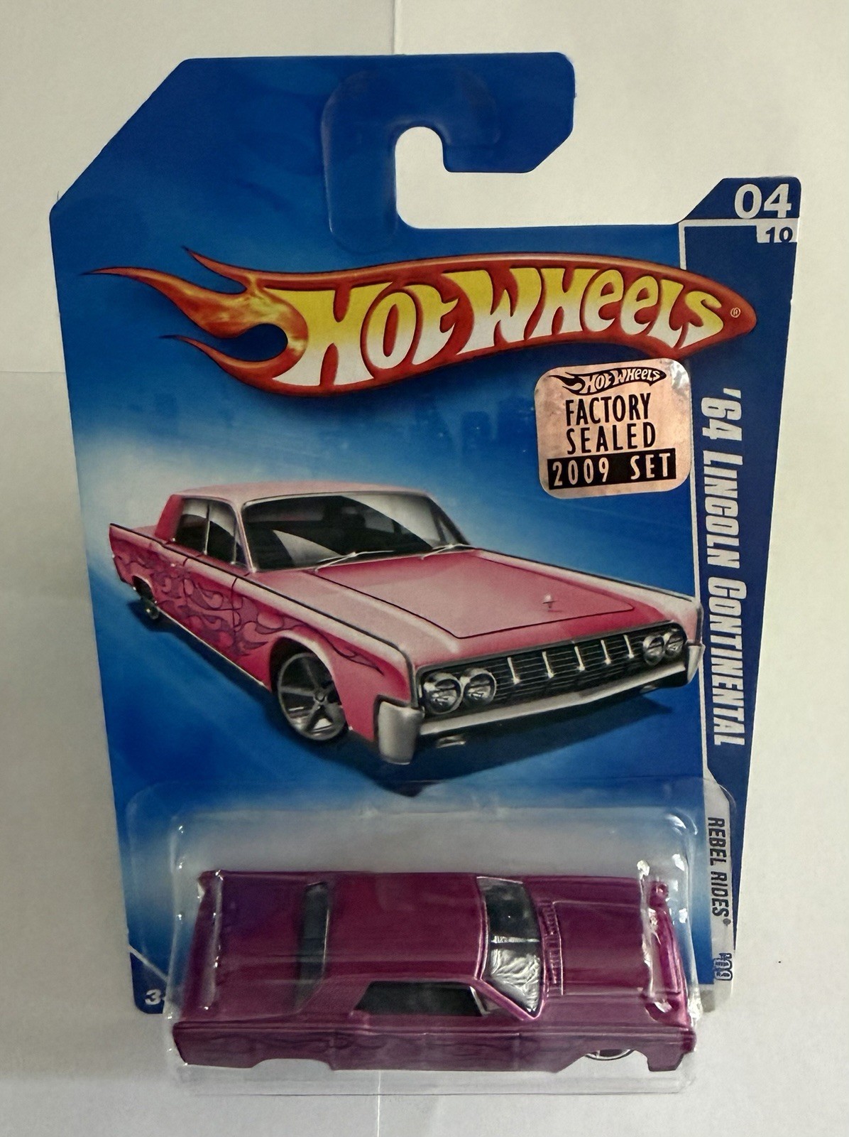 Hot Wheels 2009 Master Set, ’64 Lincoln Continental, 2 Colors in protectors