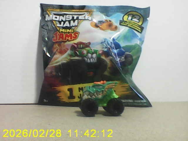 2025 Monster Jam Mini, Ser. 20, #536, Green “Dragon Wild” New Unopened Package