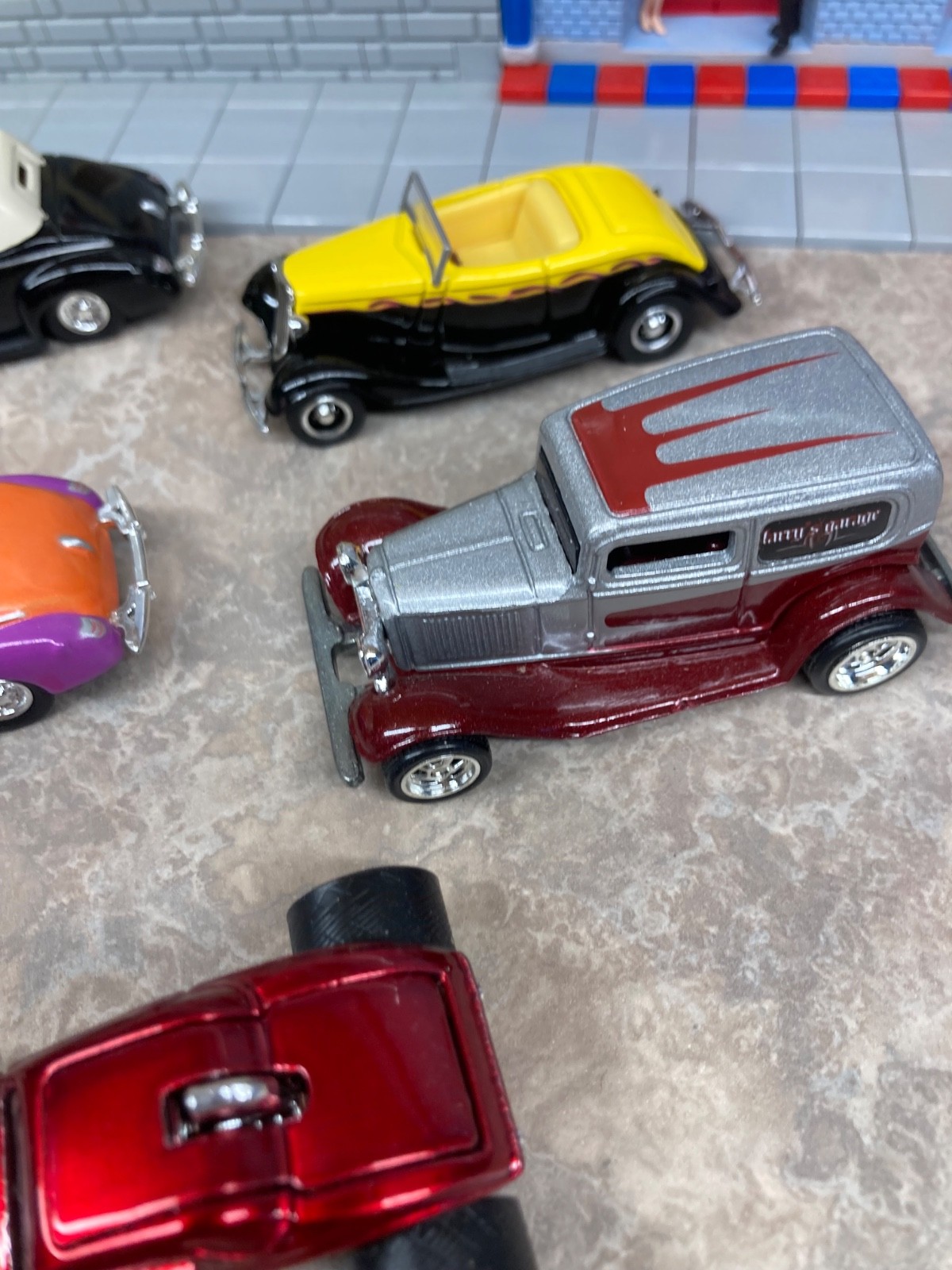 5 Hotwheels Real Riders Ford Street Rods
