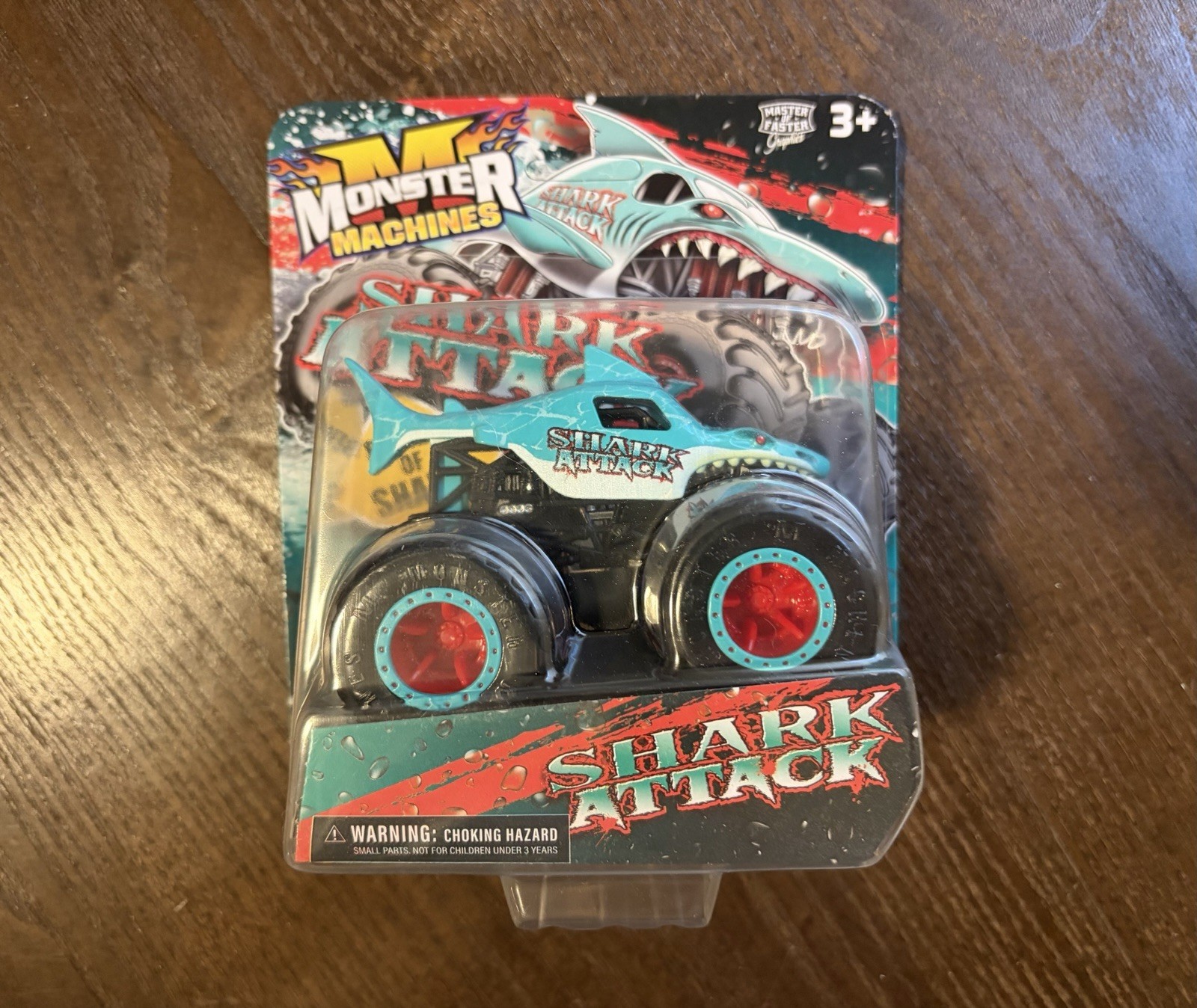 SHARK ATTACK MONSTER MACHINES MONSTER JAM TRUCK SPIN MASTER NEW NOT IN STORES