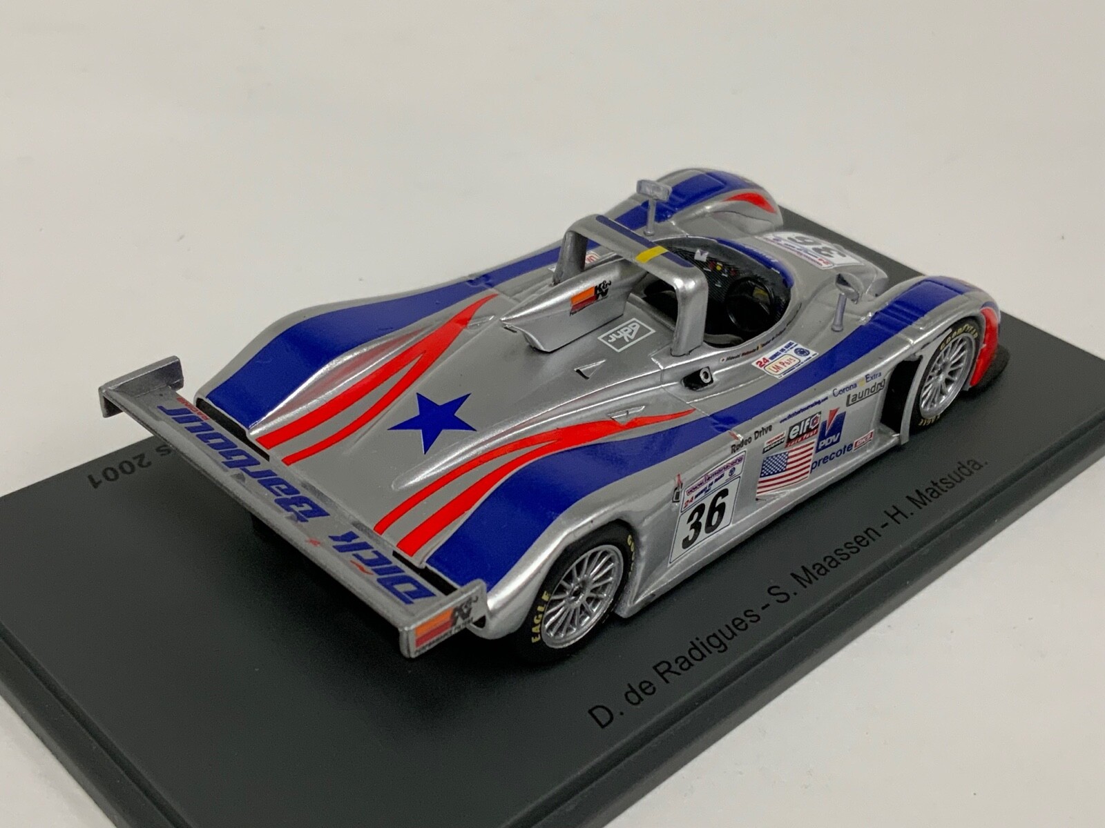 1/43 Spark Reynard 01Q Car #36 from 2001 24 Hours Lemans SCYD06 CS472