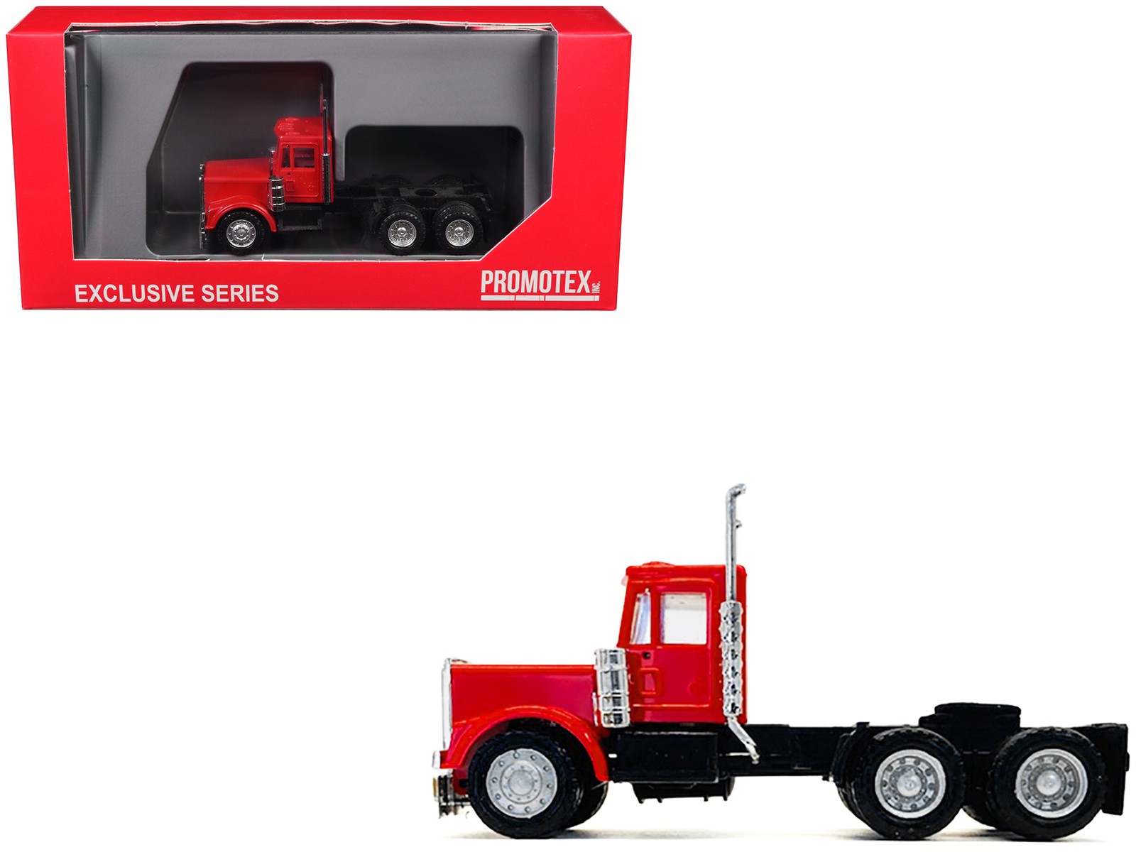 Kenworth W900 Short Day Cab “New Version” Red 1/87 (HO) Plastic