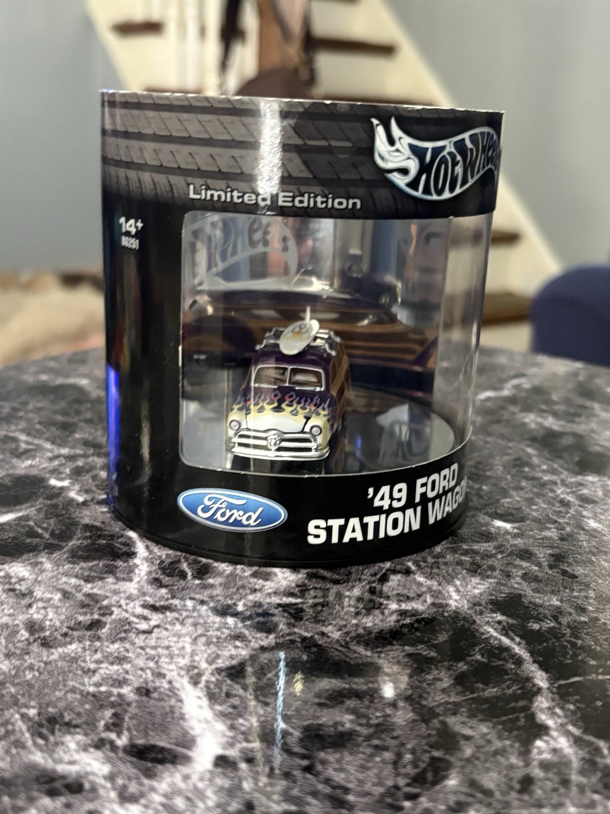 Hot Wheels Designer’s Choice Series 49 Ford Station Wagon Oil Can PURPLE