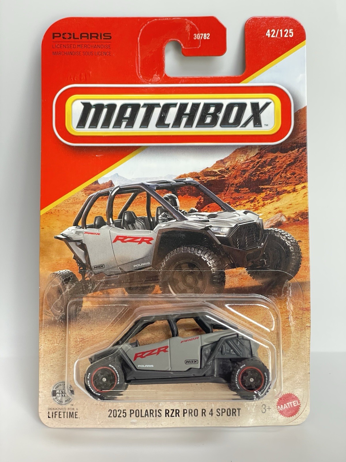Matchbox 2025 Polaris RZR Pro R 4 Sport – CUSTOM WHEEL SWAP