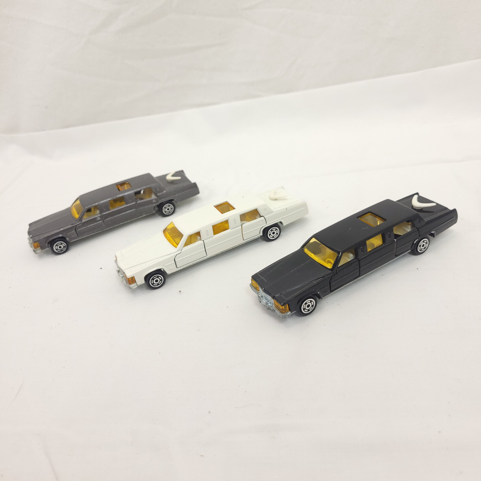 MAJORETTE # 339 CADILLAC STRETCH LIMOUSINE FRANCE 1:58 LOOSE Lot of 3 VGC