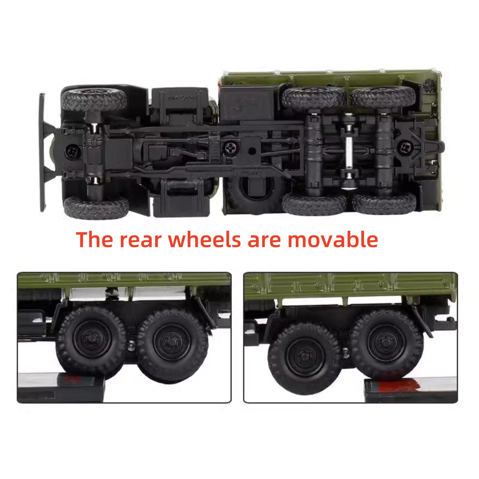 1/64 Scale Alloy China Jiefang Military Army CA30 Truck Military Vehicle Model