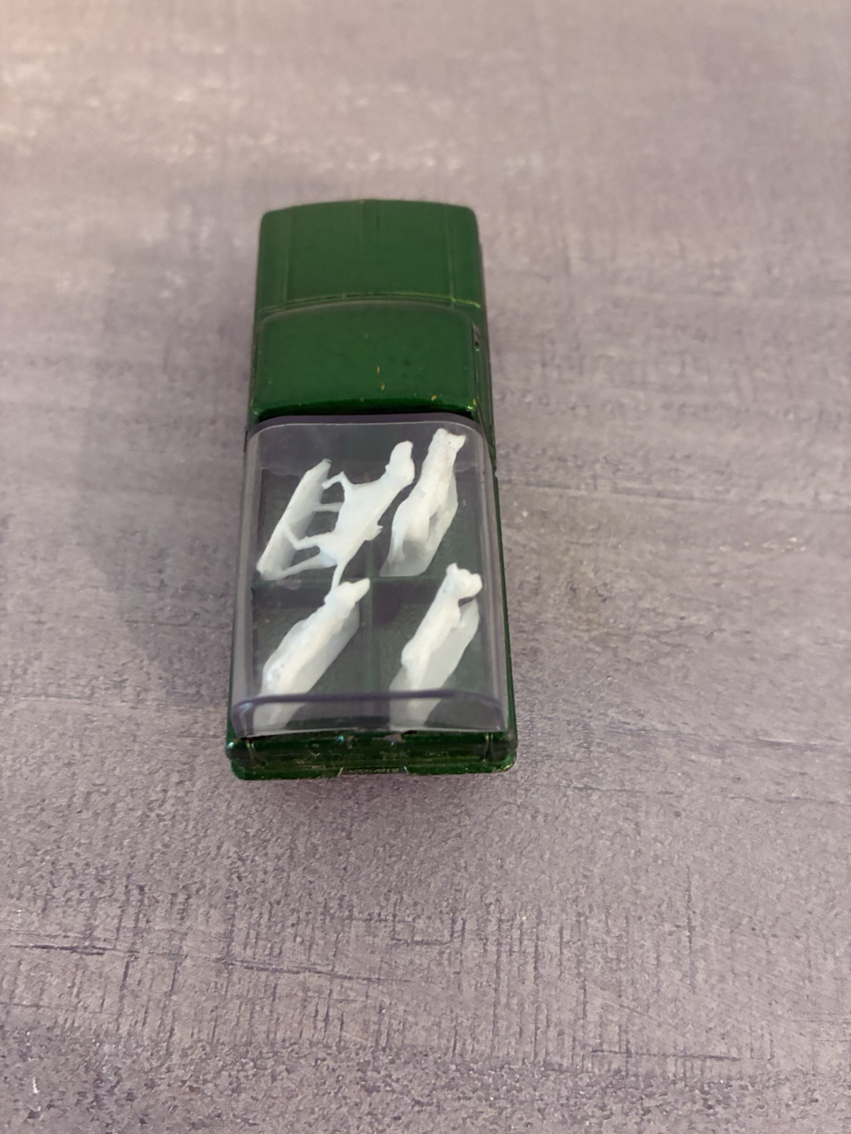 Matchbox Lesney Superfast 50 Green Kennel Truck With Dogs