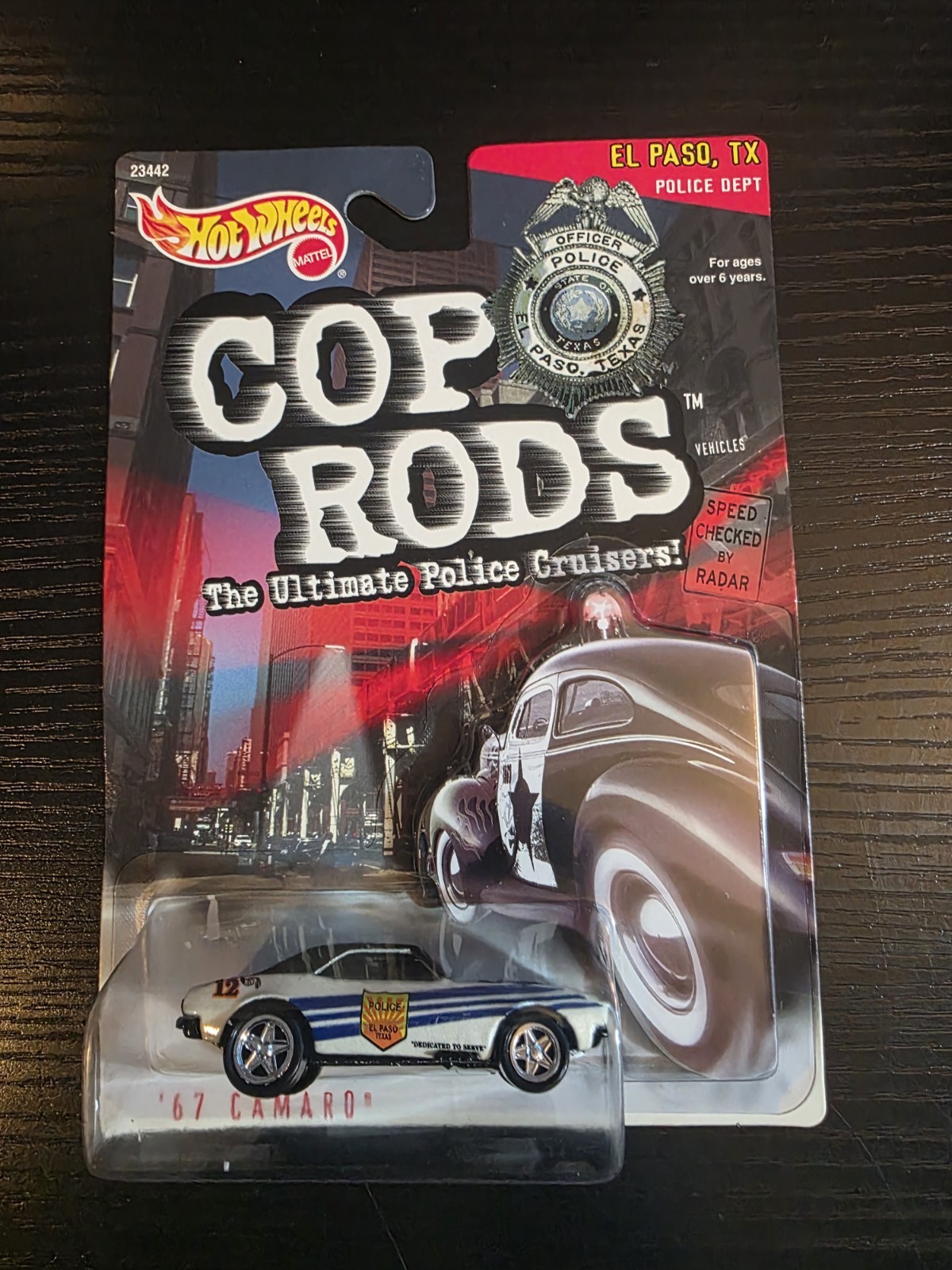 Hot Wheels Cop Rods 1:64 Diecast Police Car Lot Of 8 Bonus Fire Dept. Rod NEW