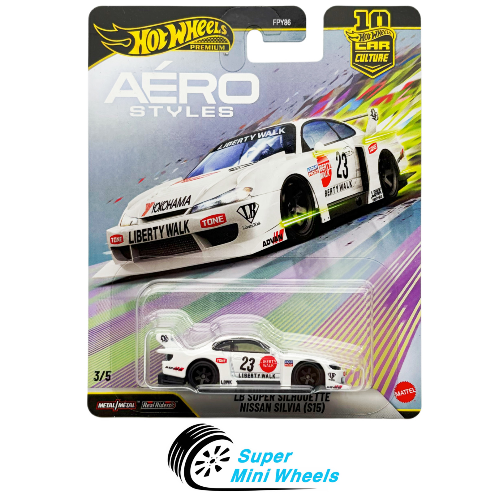 Hot Wheels Car Culture LB Super Silhouette Nissan Silvia S15 – AERO Styles