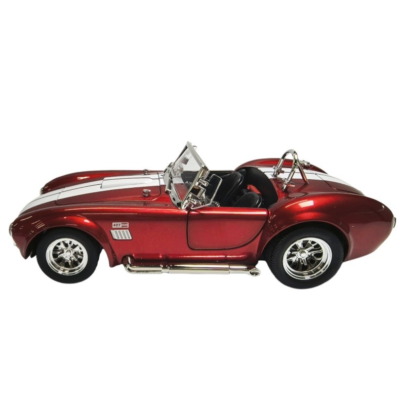 1:24 Ford Shelby Cobra 427 S/C Diecast-Light Sound Vintage Charm for Collectors