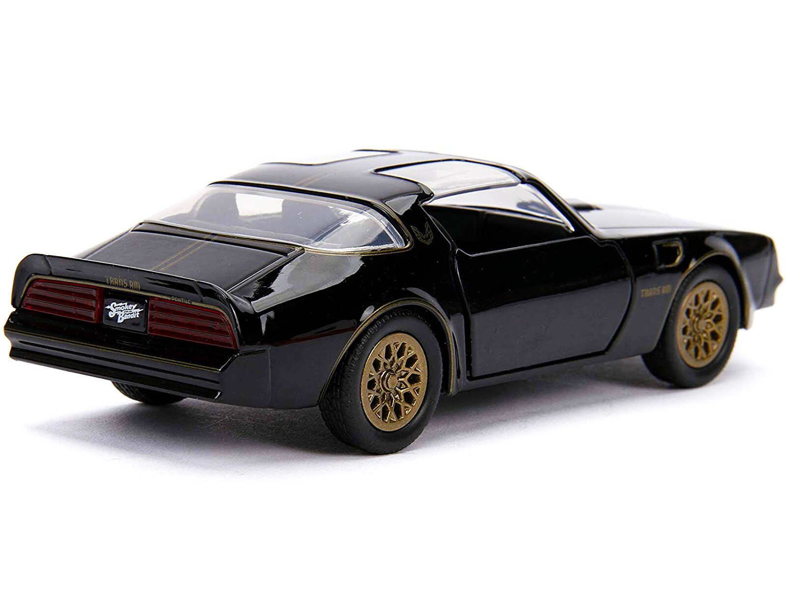1977 PONTIAC FIREBIRD BLACK “SMOKEY & THE BANDIT” MOVIE 1/32 DIECAST JADA 31061