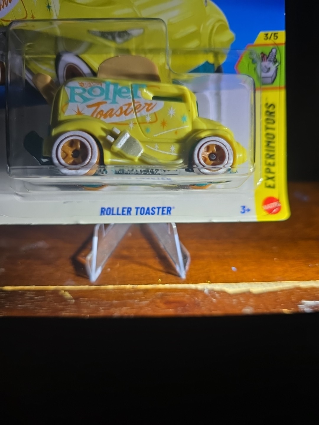 🔥 Hot Wheels “Roller Toaster” Experimotors #3/5 JJJ10-N9COB Yellow 🔥 Fast Ship
