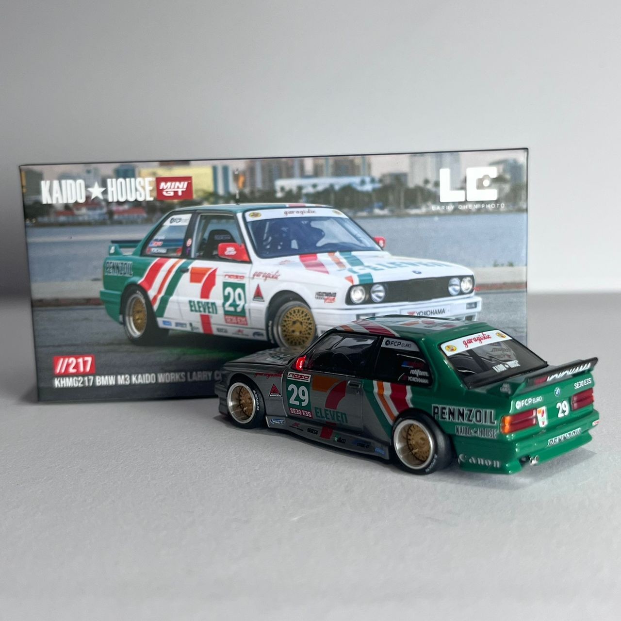 CHASE! Kaido House x Mini GT BMW M3 Kaido Works Larry Chen V1 KHMG217 Unsealed