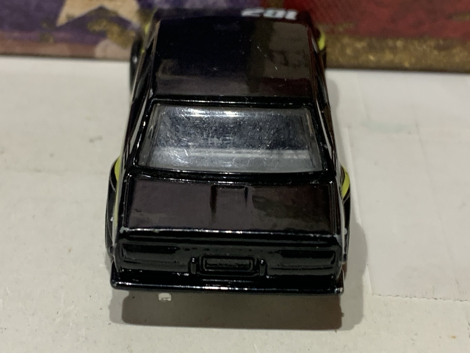 HOT WHEELS DATSUN BLUEBIRD 510. 2009 NEW MODELS. BLACK/YELLOW #102. LOOSE