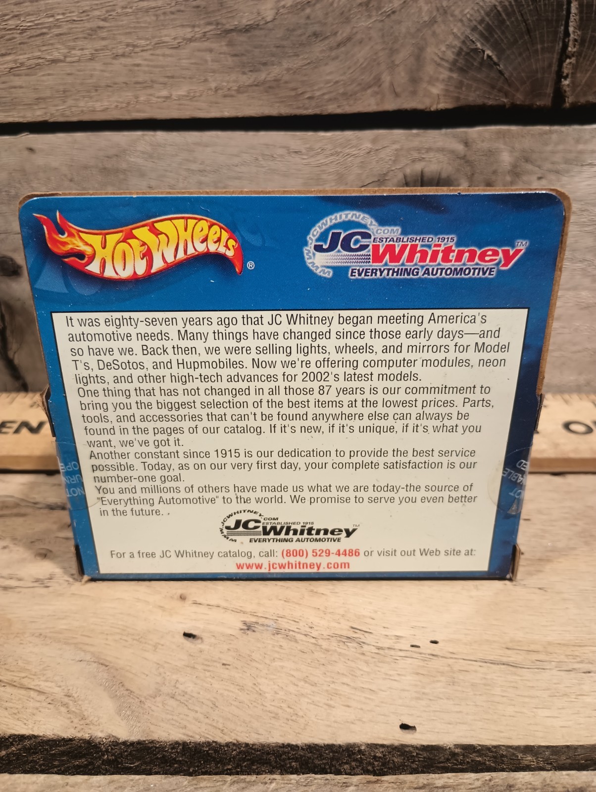 2001 Hot Wheels JC Whitney special edition “Passion” (or Purple Passion) diecast
