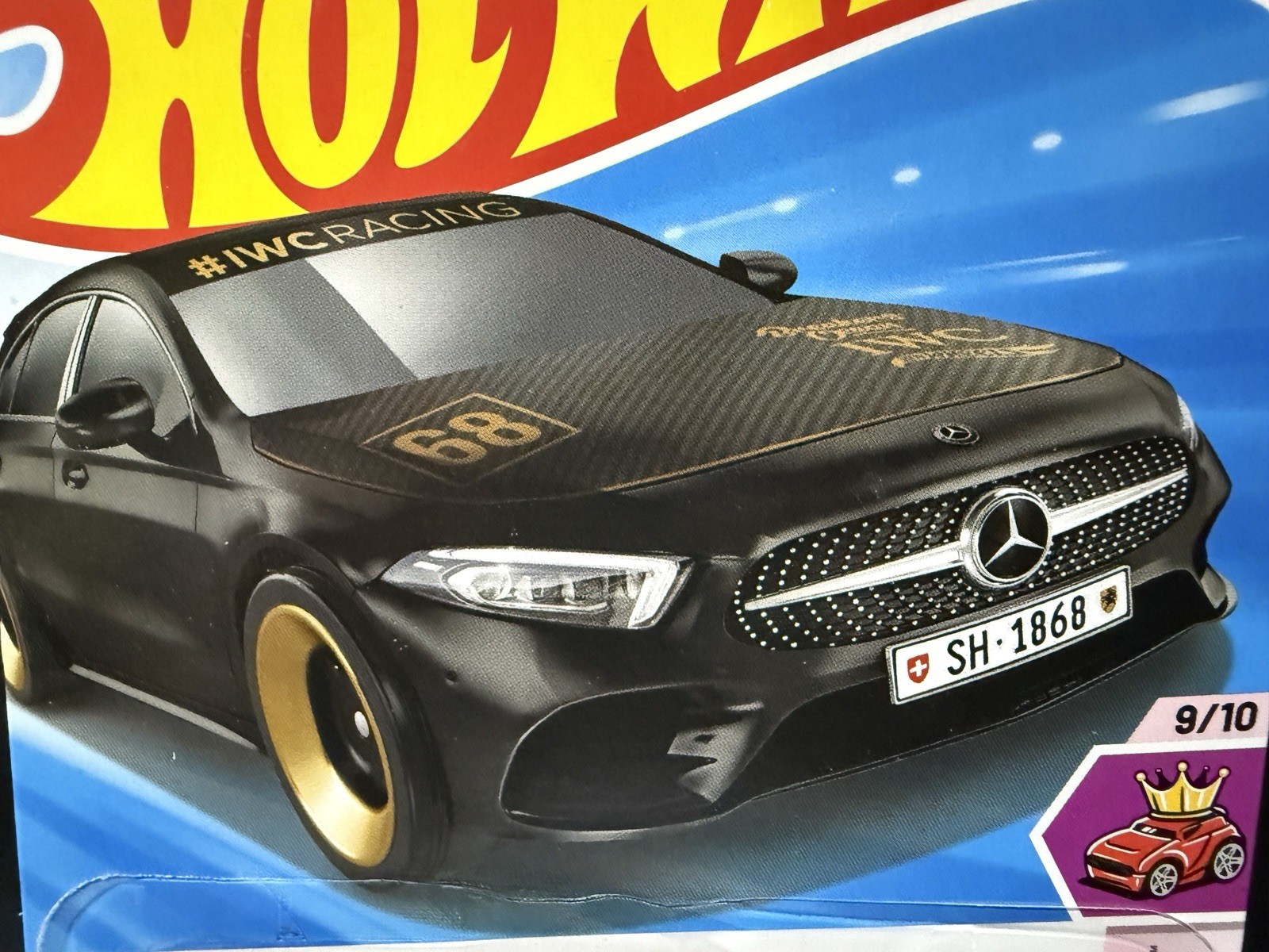 🔥2026 M Case Hot Wheels Compact Kings ’19 Mercedes-Benz A-Class Black/Gold🔥