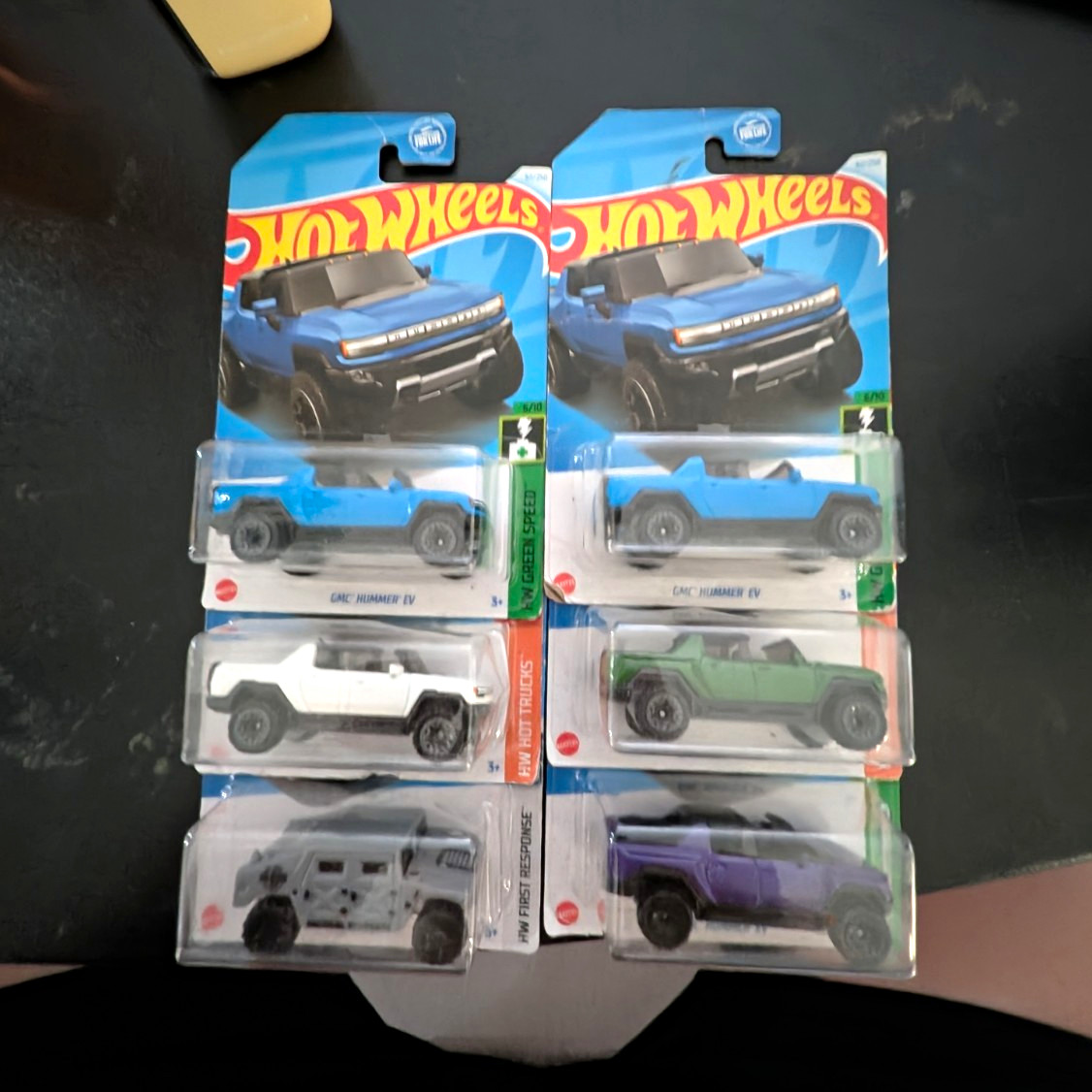 Hot Wheels HW Green Speed GMC Hummer EV 1:64 Diecast Lot of 5 Unopened