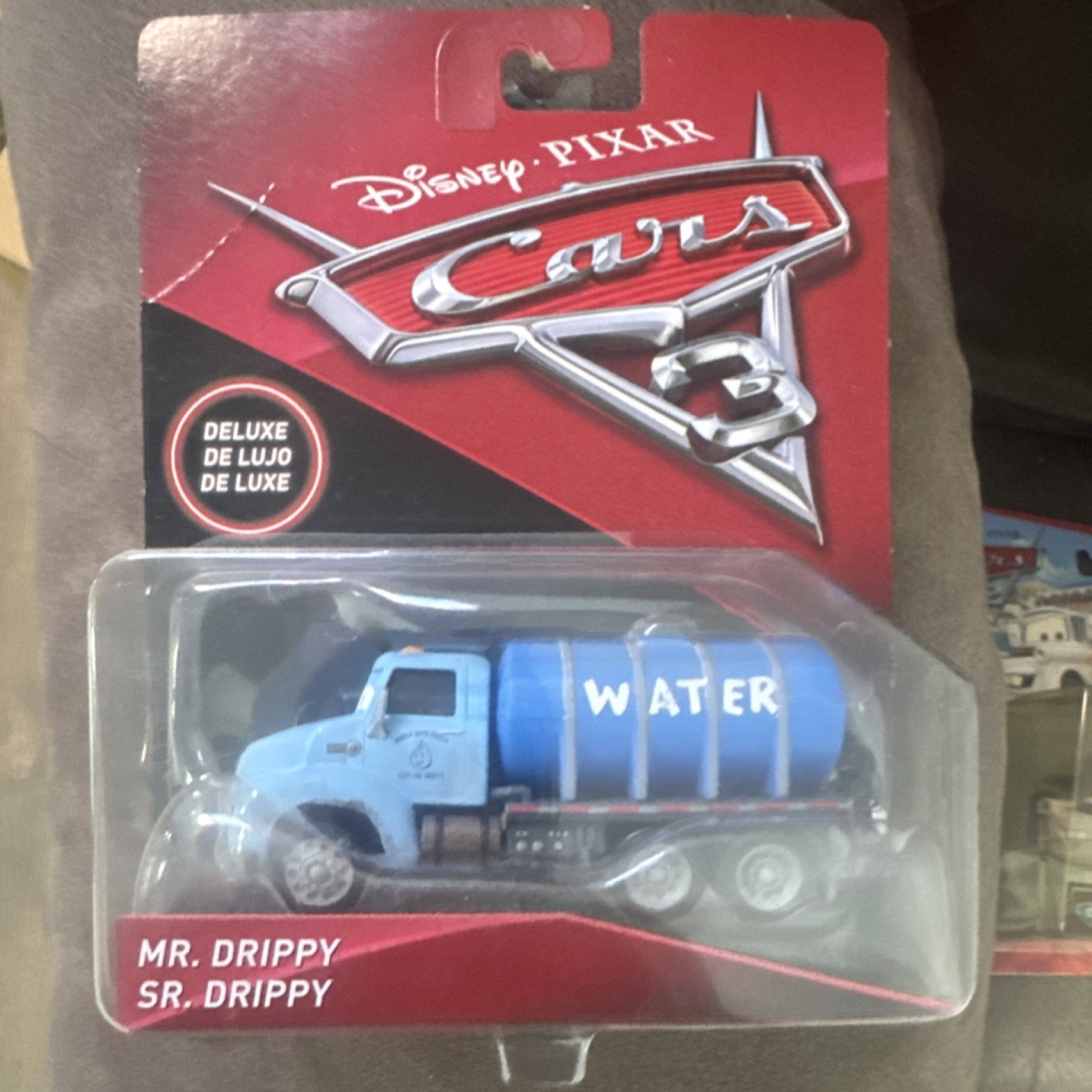 Mattel Mr. Drippy Deluxe Diecast Truck Blue Disney Pixar Cars 3 2017