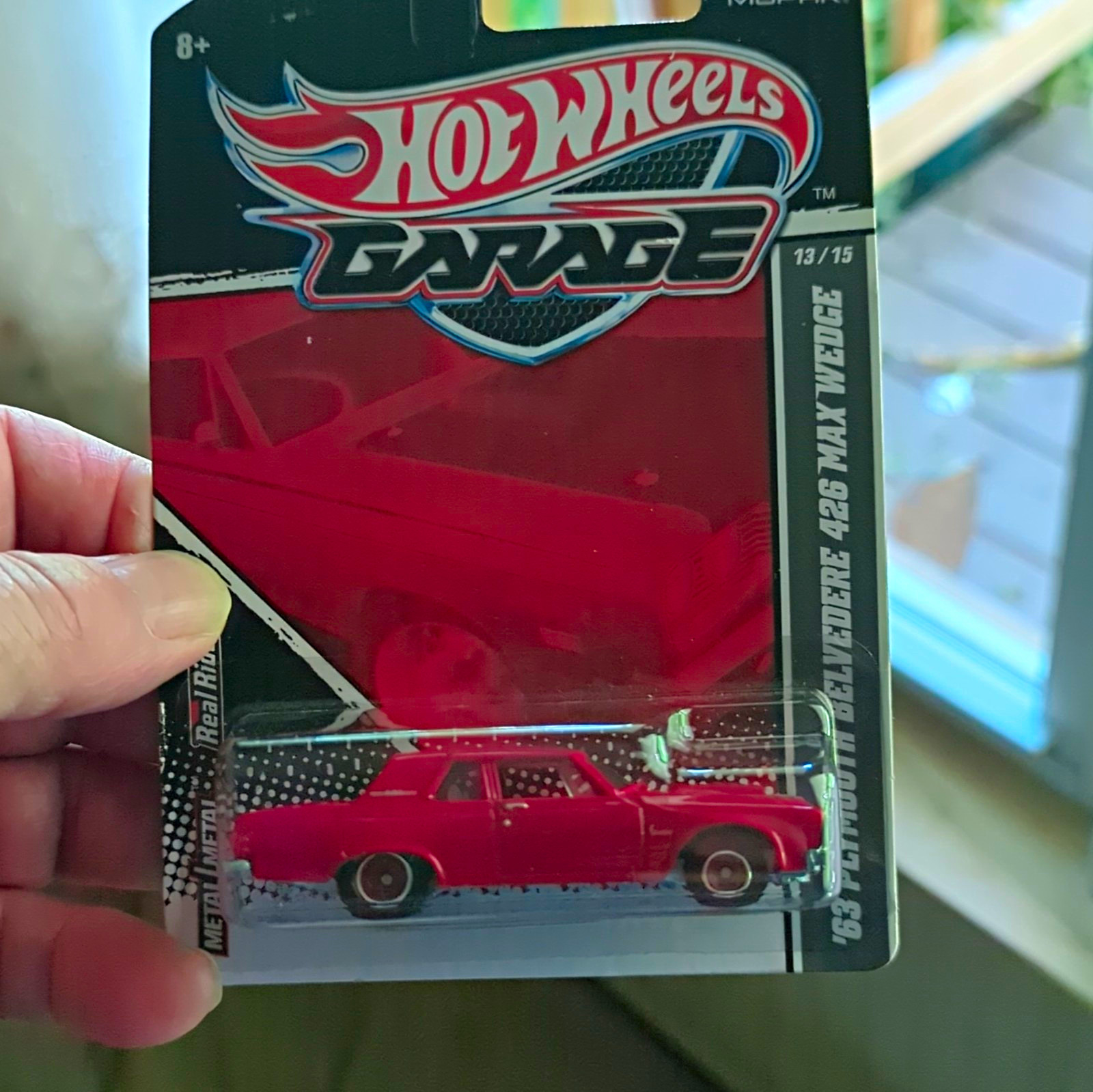 Hot Wheels Garage ’63 Chevy Nova Red 1:64 Diecast Car Unopened Box